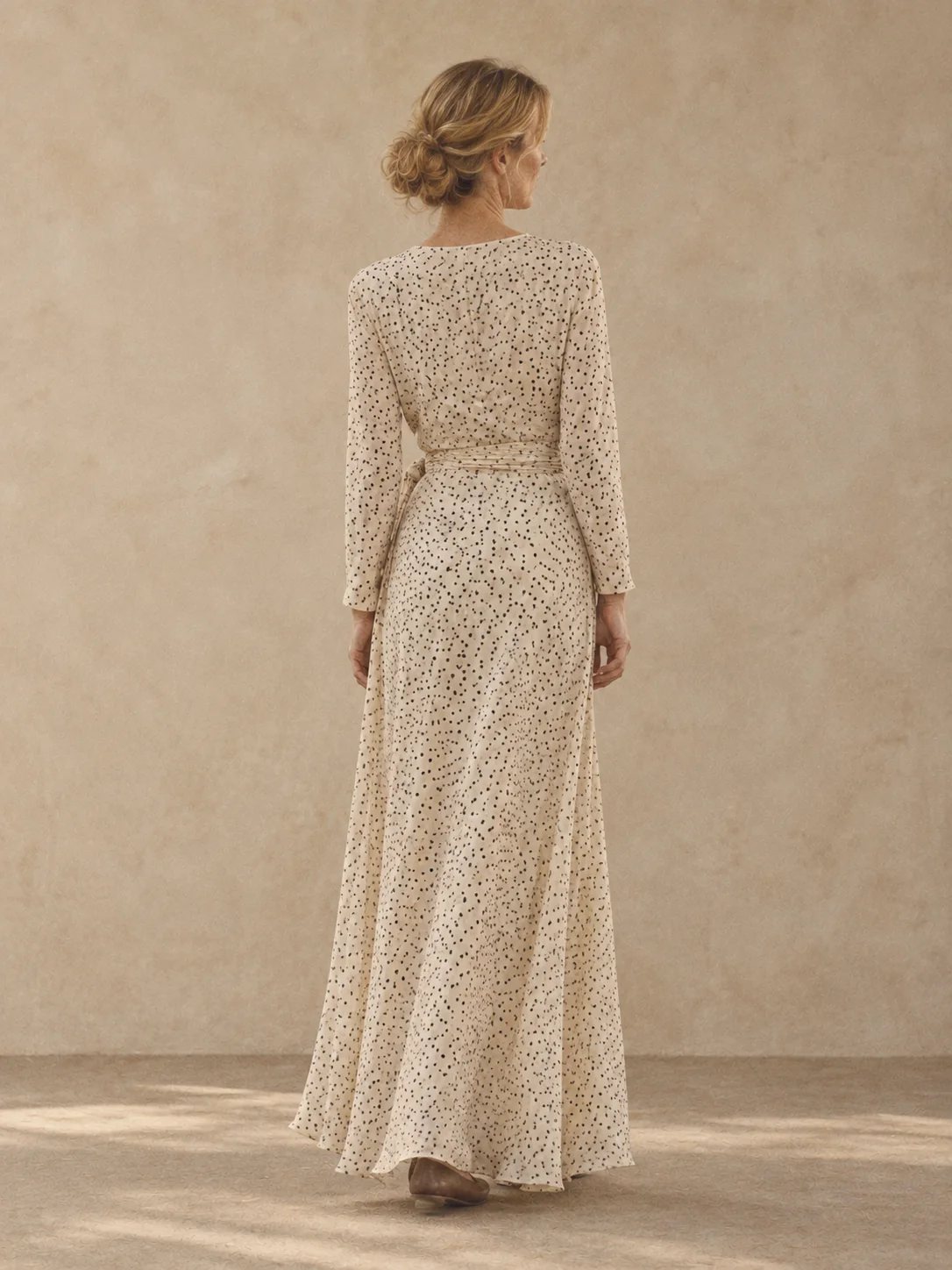 Late Reel Wrap Maxi Dress, view 2