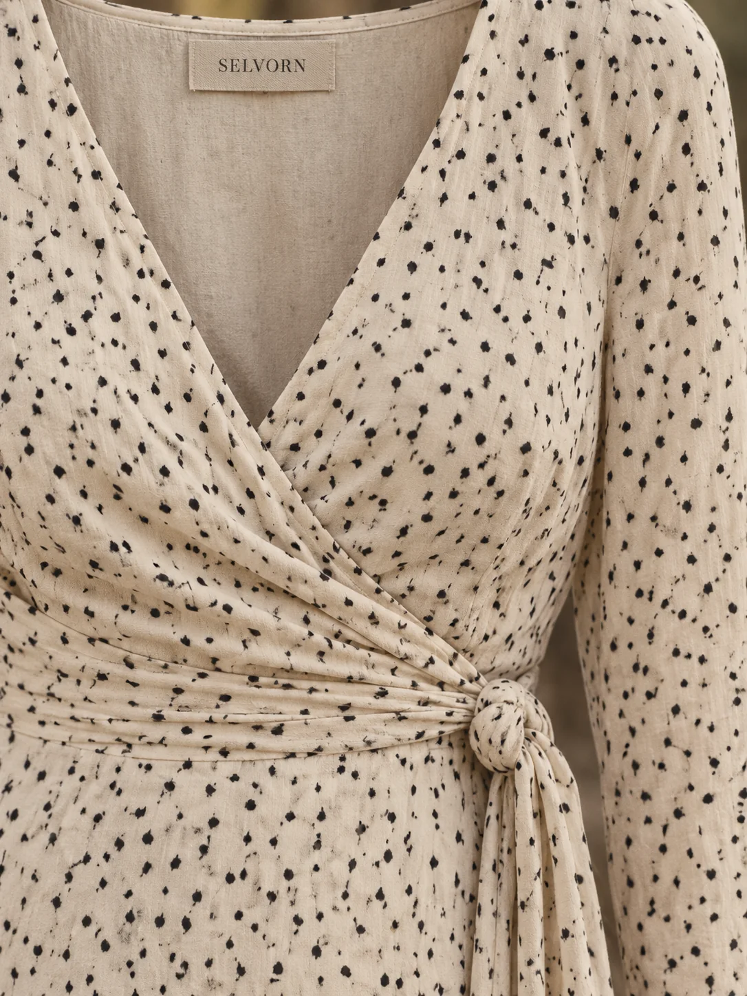Late Reel Wrap Maxi Dress, view 5