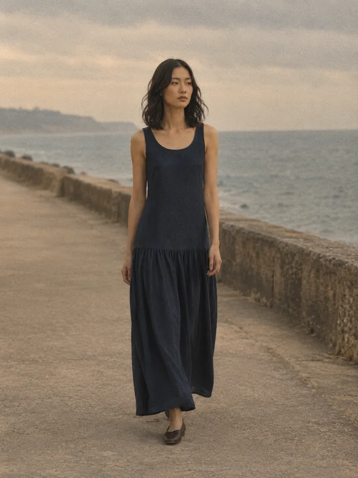 Harbour Walk Drop-Waist Maxi