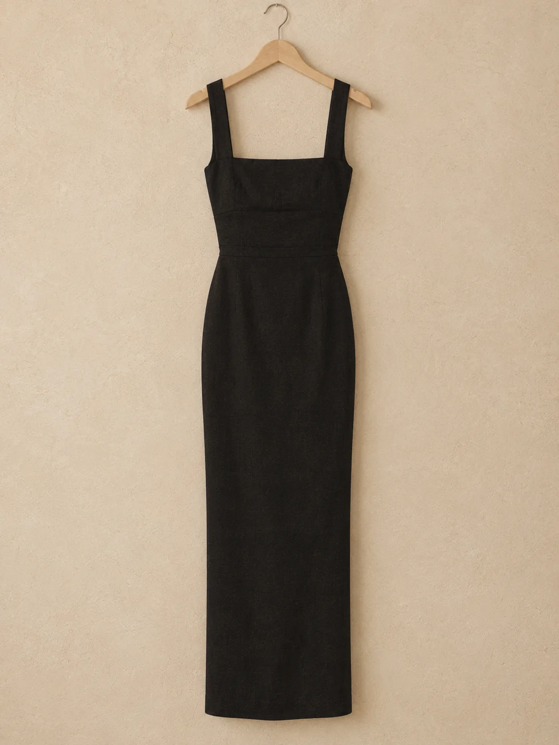 Matinee Square-Neck Long Dress, view 4