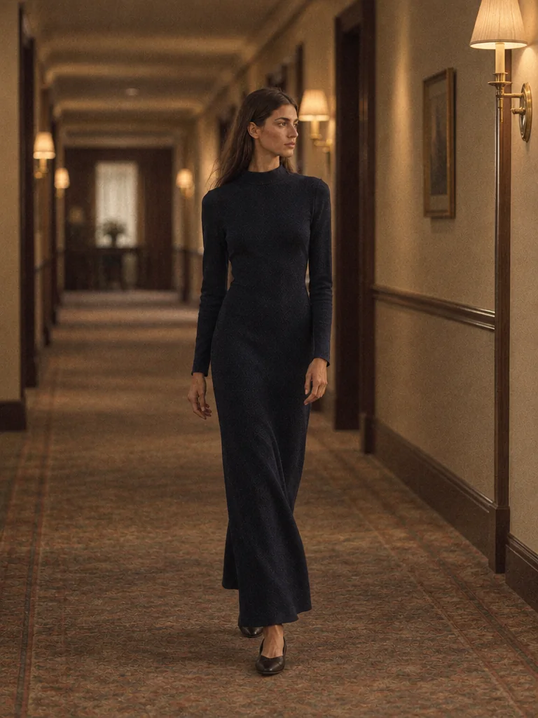 Night Ferry Mock-Neck Column, view 3