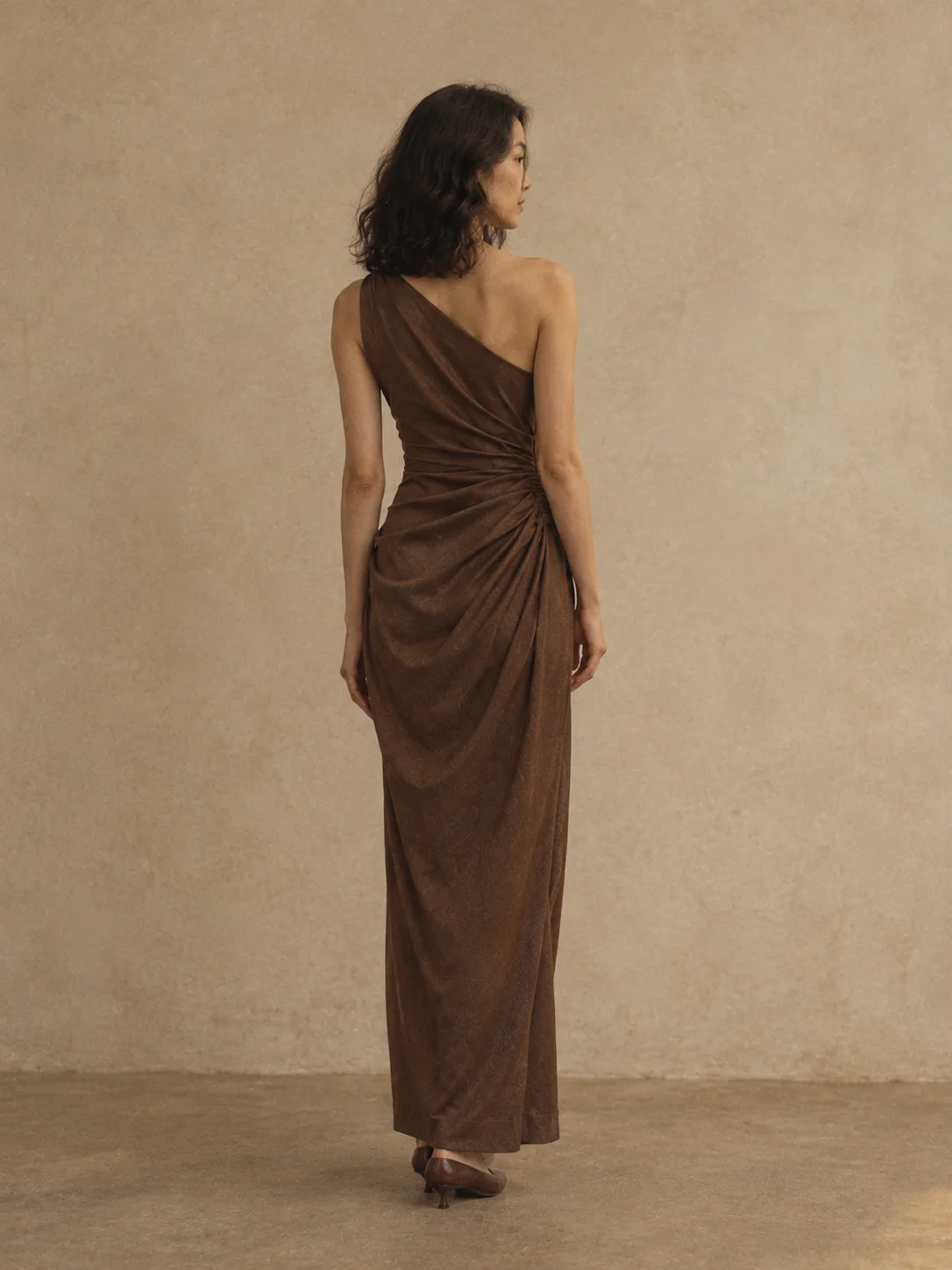 Side Street One-Shoulder Maxi, view 2