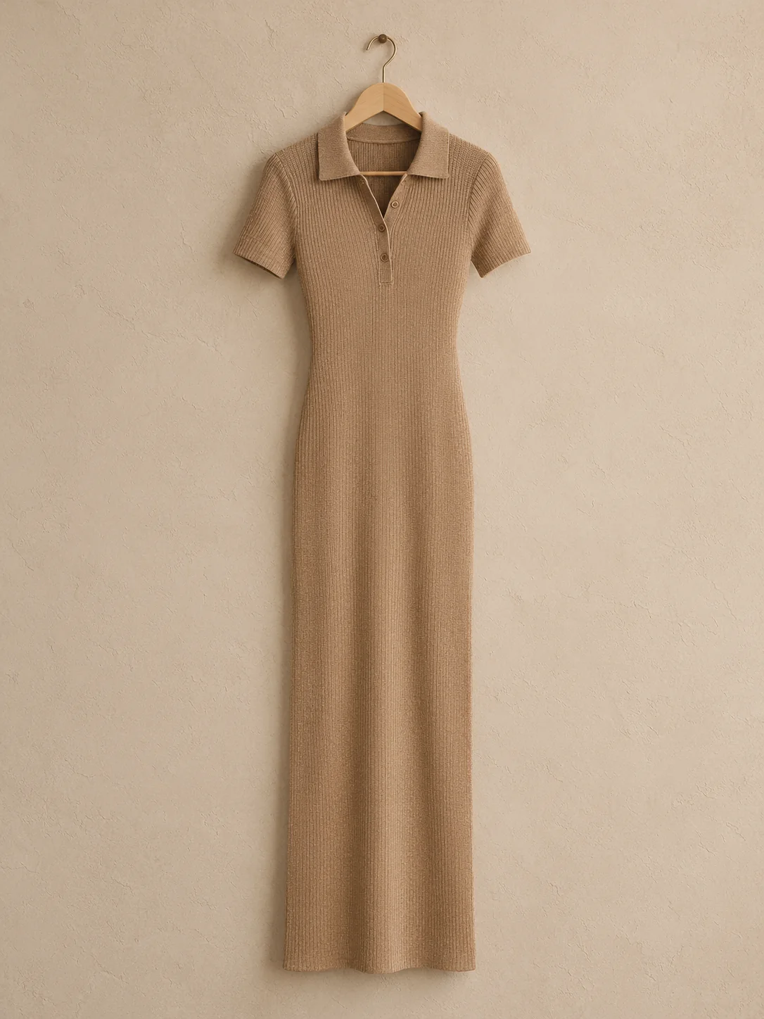 Cinema Queue Knit Polo Maxi, view 4