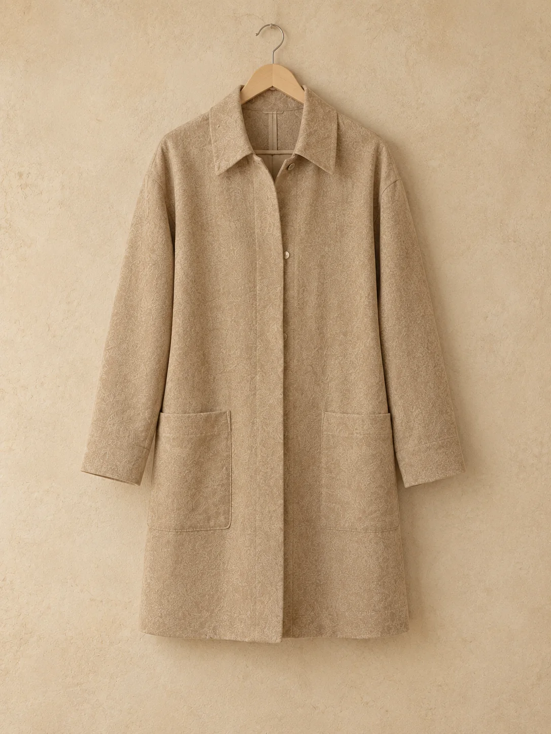 Wide Shot Long-Line Shirt Jacket, view 4