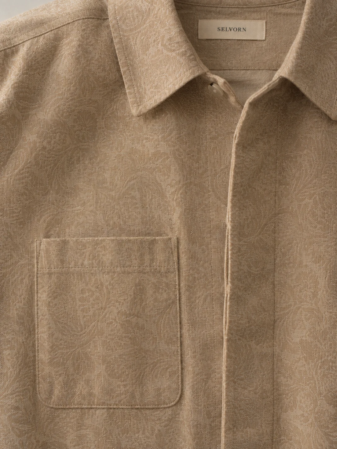 Wide Shot Long-Line Shirt Jacket, view 5