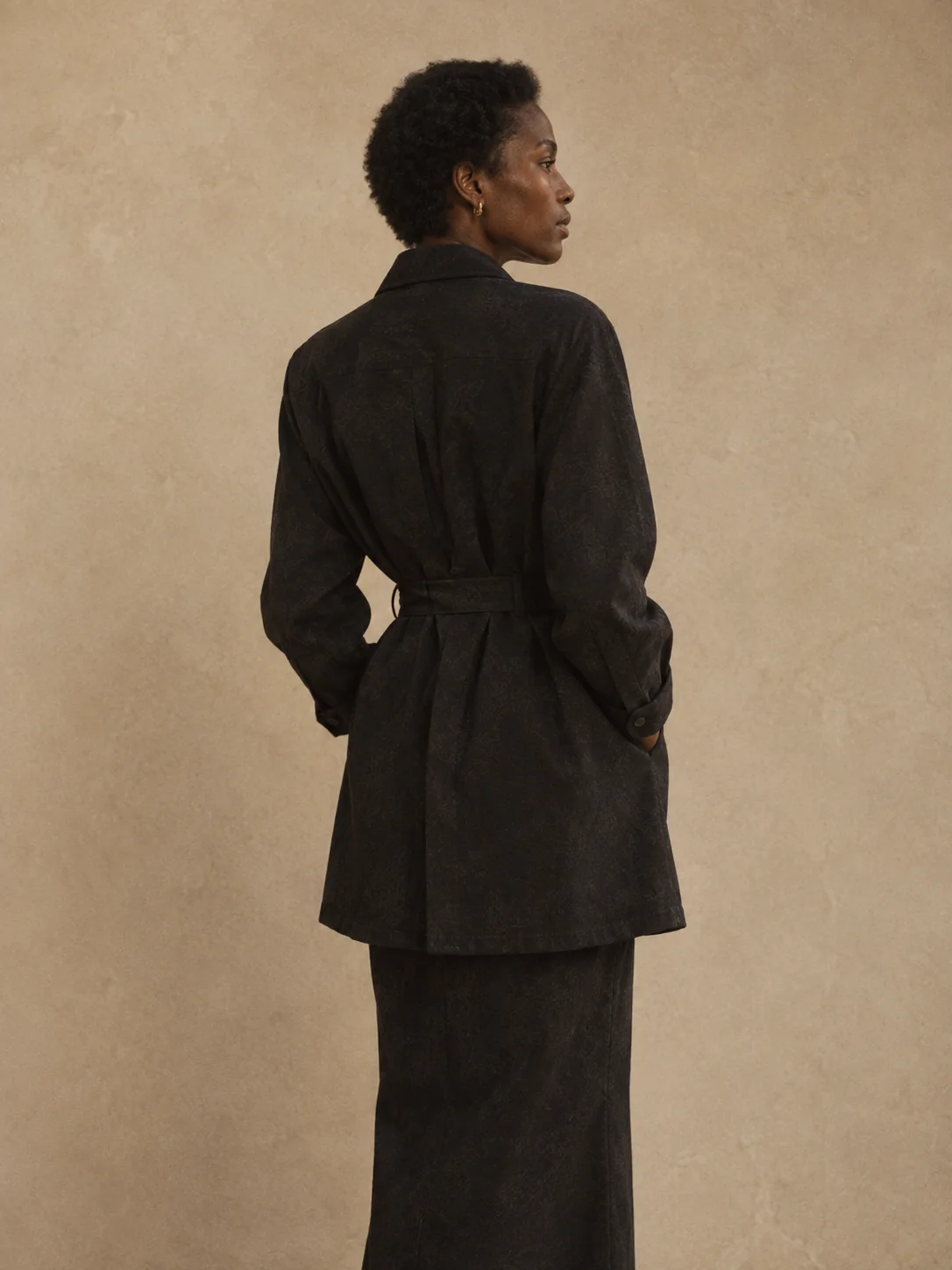 Evening Edit Tie-Waist Overshirt, view 2