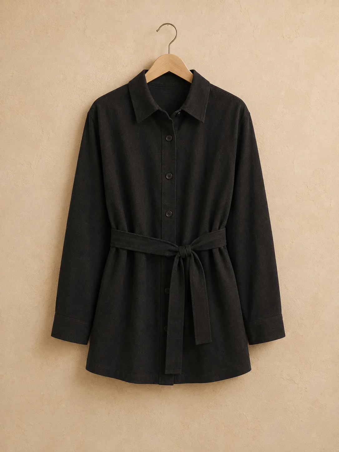 Evening Edit Tie-Waist Overshirt, view 4