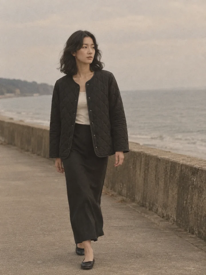 Rough Cut Quilted Overshirt