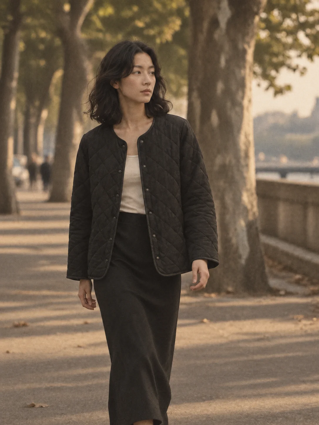 Rough Cut Quilted Overshirt, view 3