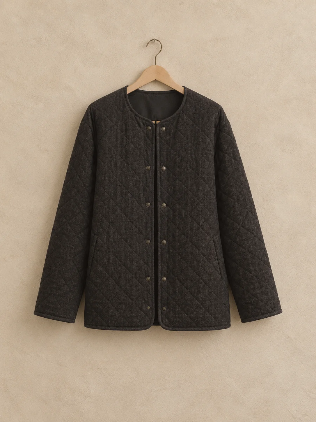 Rough Cut Quilted Overshirt, view 4