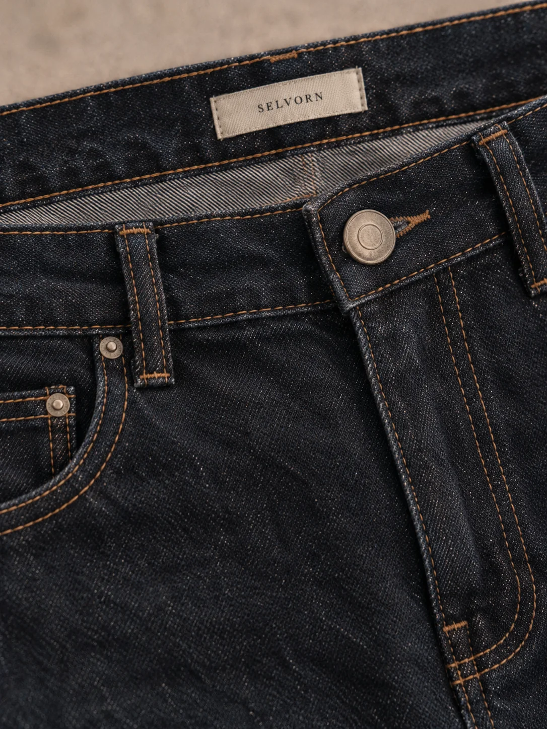 Platform 4 Denim-Look Column Skirt, view 5