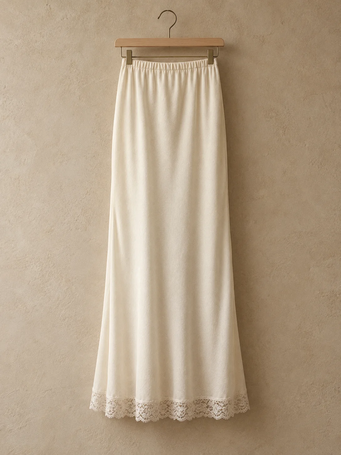 Paper Moon Lace-Hem Slip Skirt, view 4