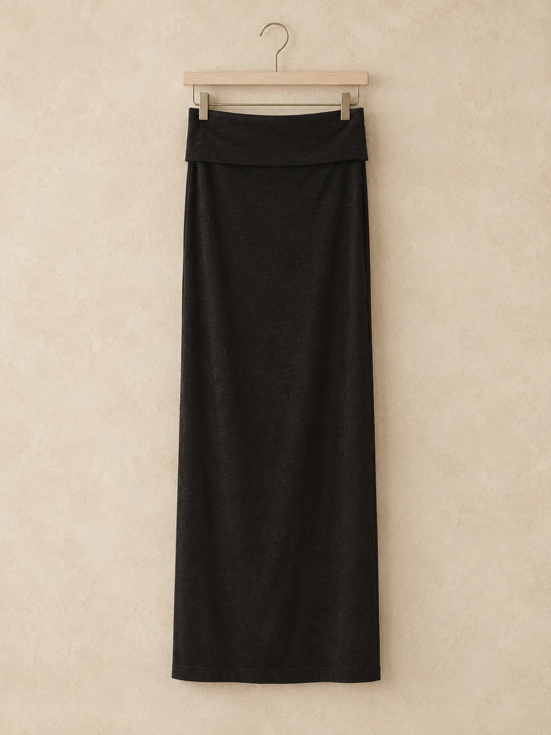 Understudy Fold-Over Jersey Skirt, view 4