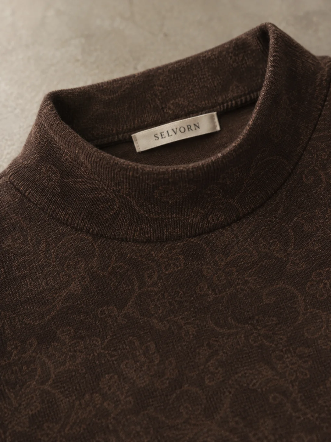 Grain Mock-Neck Knit, view 5