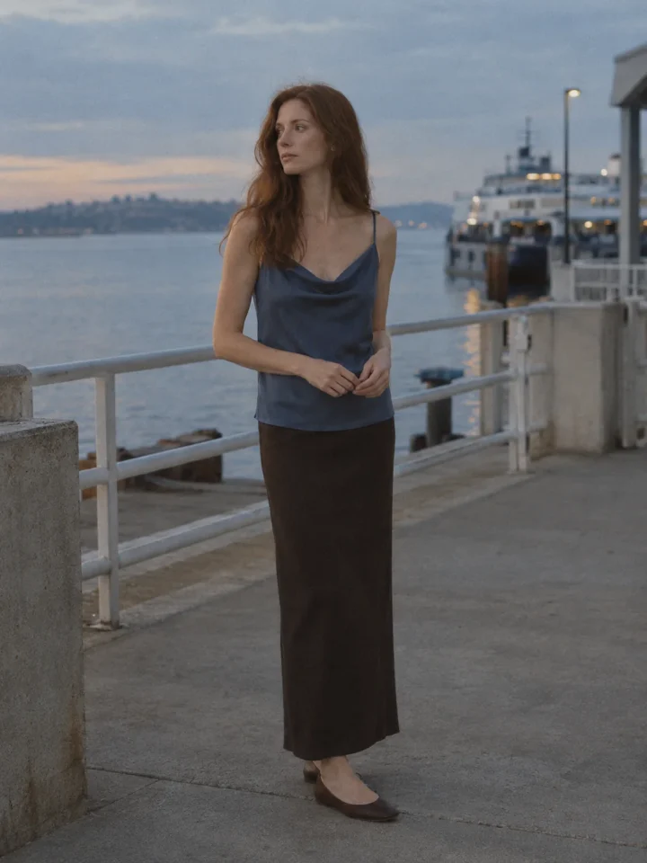 Blue Hour Cowl Camisole