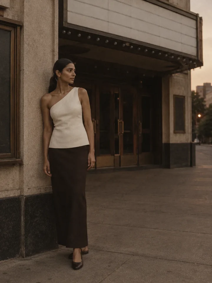 Cutaway One-Shoulder Top