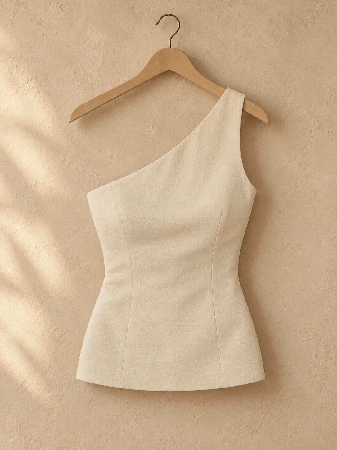 Cutaway One-Shoulder Top, view 4