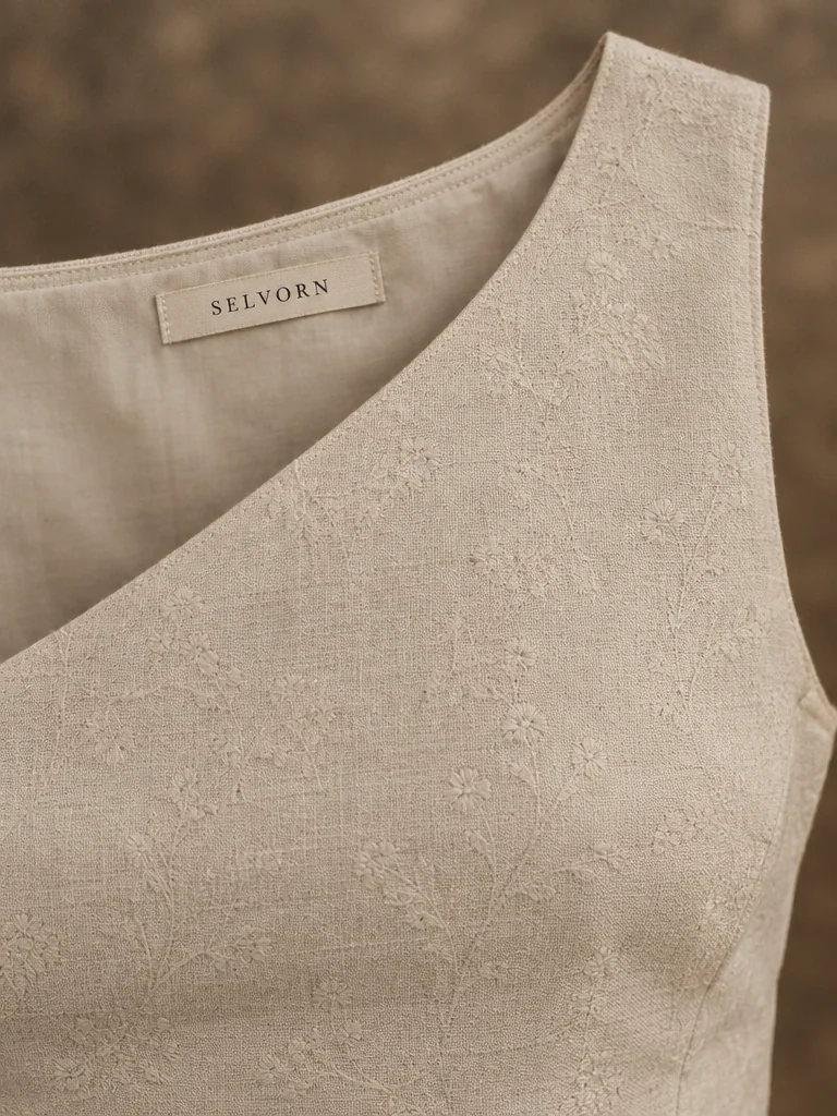 Cutaway One-Shoulder Top, view 5