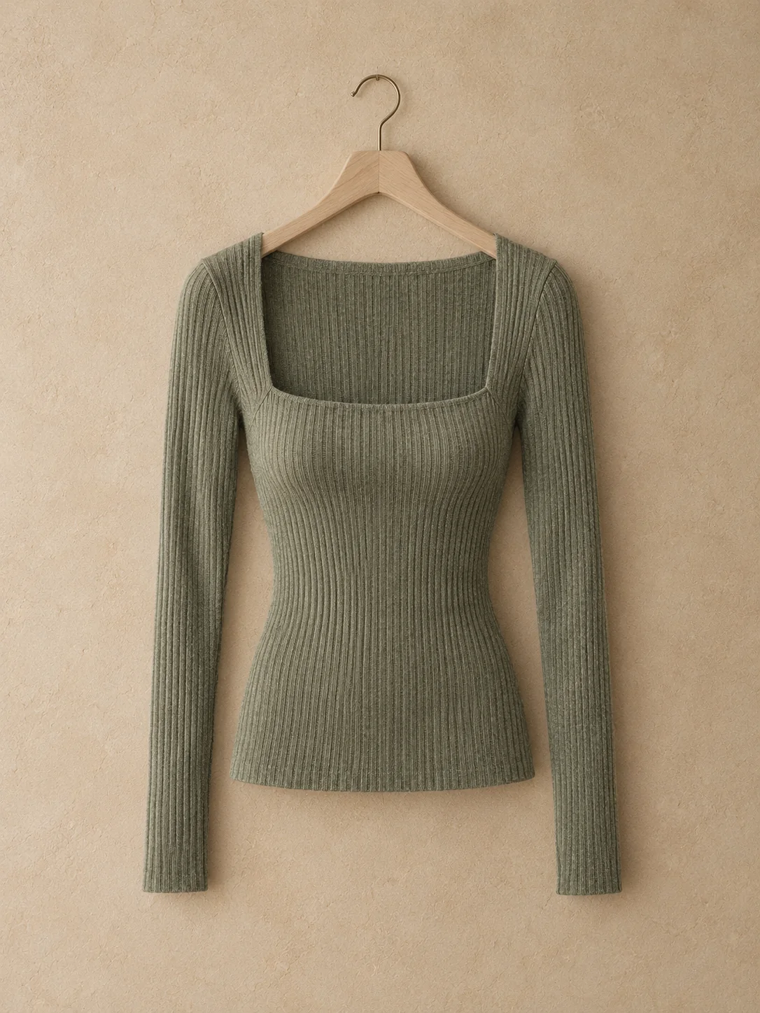 Mezzanine Square-Neck Long Sleeve, view 4