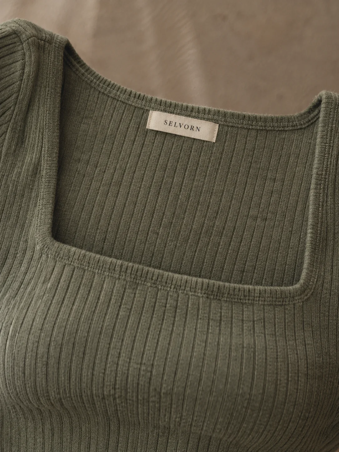 Mezzanine Square-Neck Long Sleeve, view 5