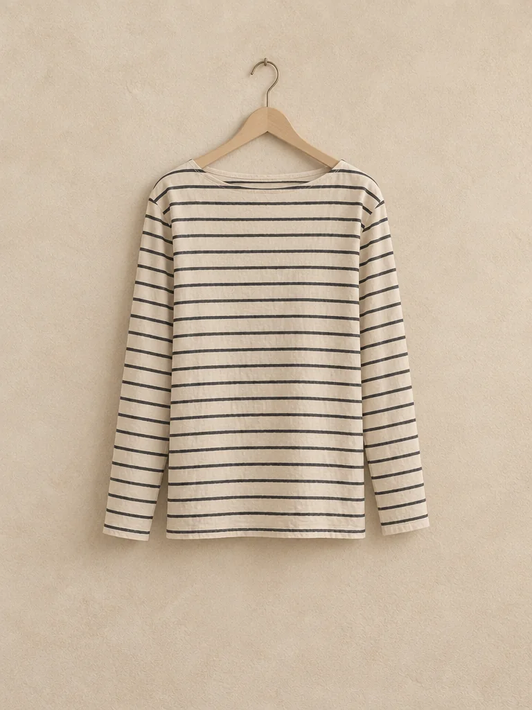 Double Exposure Boat-Neck Tee, view 4