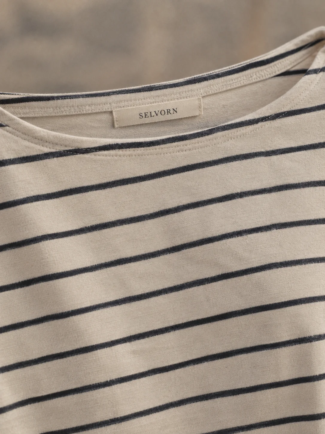 Double Exposure Boat-Neck Tee, view 5