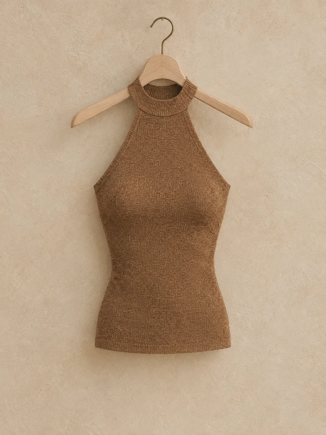 Crane Shot Halter Knit Top, view 4