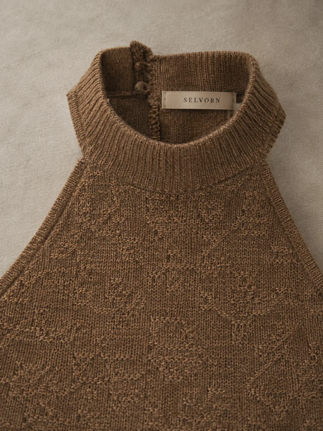 Crane Shot Halter Knit Top, view 5