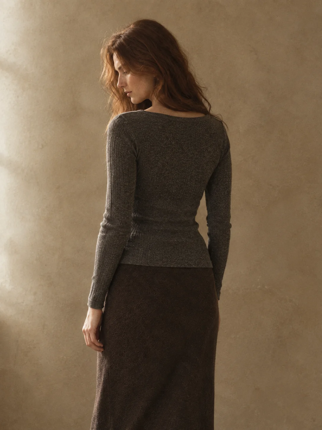Close-Up Henley Rib Top, view 2